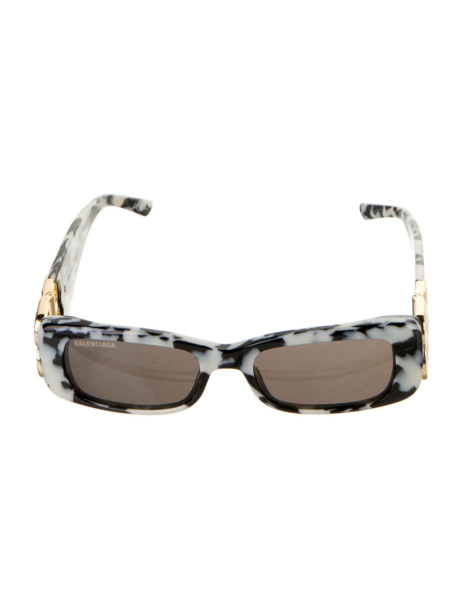 Balenciaga Square Tinted Sunglasses