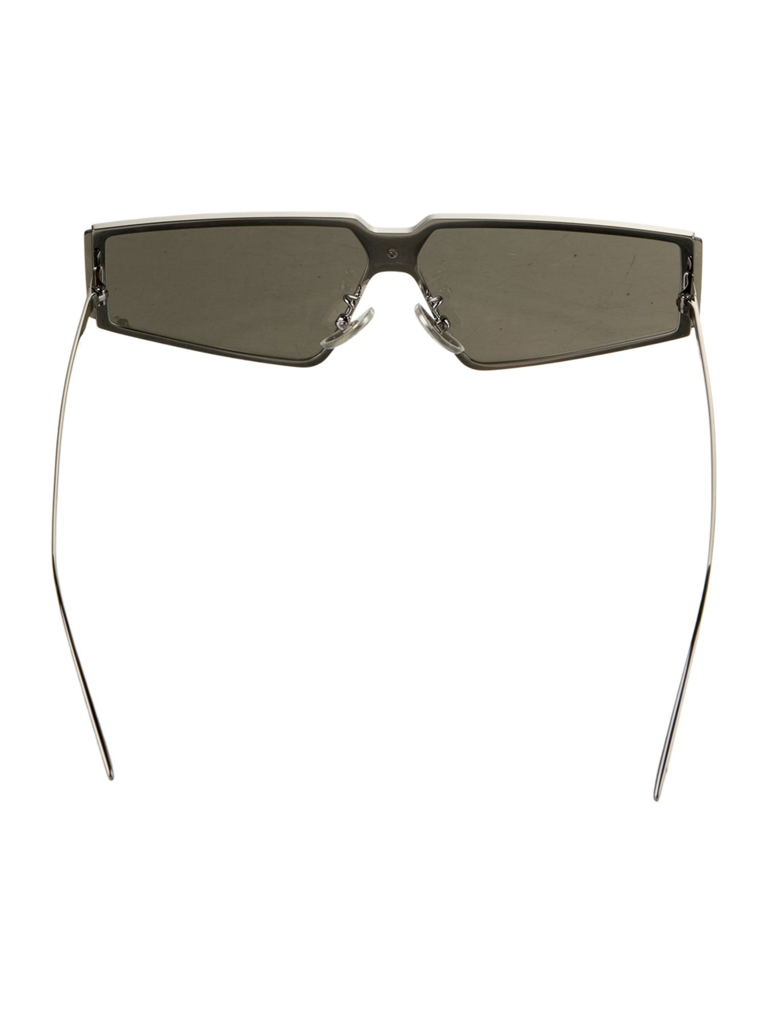 Balenciaga Square Mirrored Sunglasses