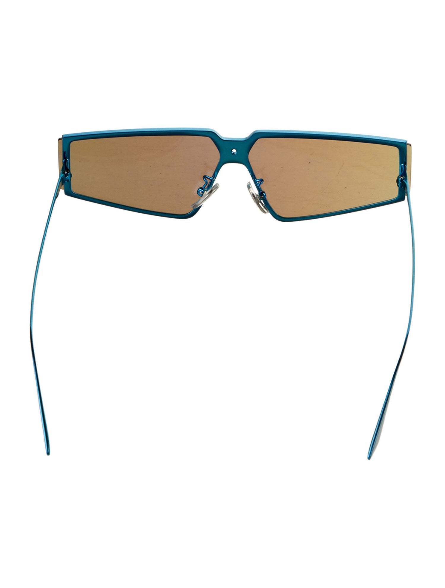 Balenciaga Shield Mirrored Sunglasses