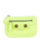 Balenciaga Le Cagole Coin Purse Embossed Leather Wallet