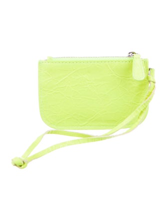 Balenciaga Le Cagole Coin Purse Embossed Leather Wallet