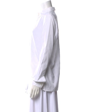 Balenciaga 2011 Long Sleeve Button-Up Top