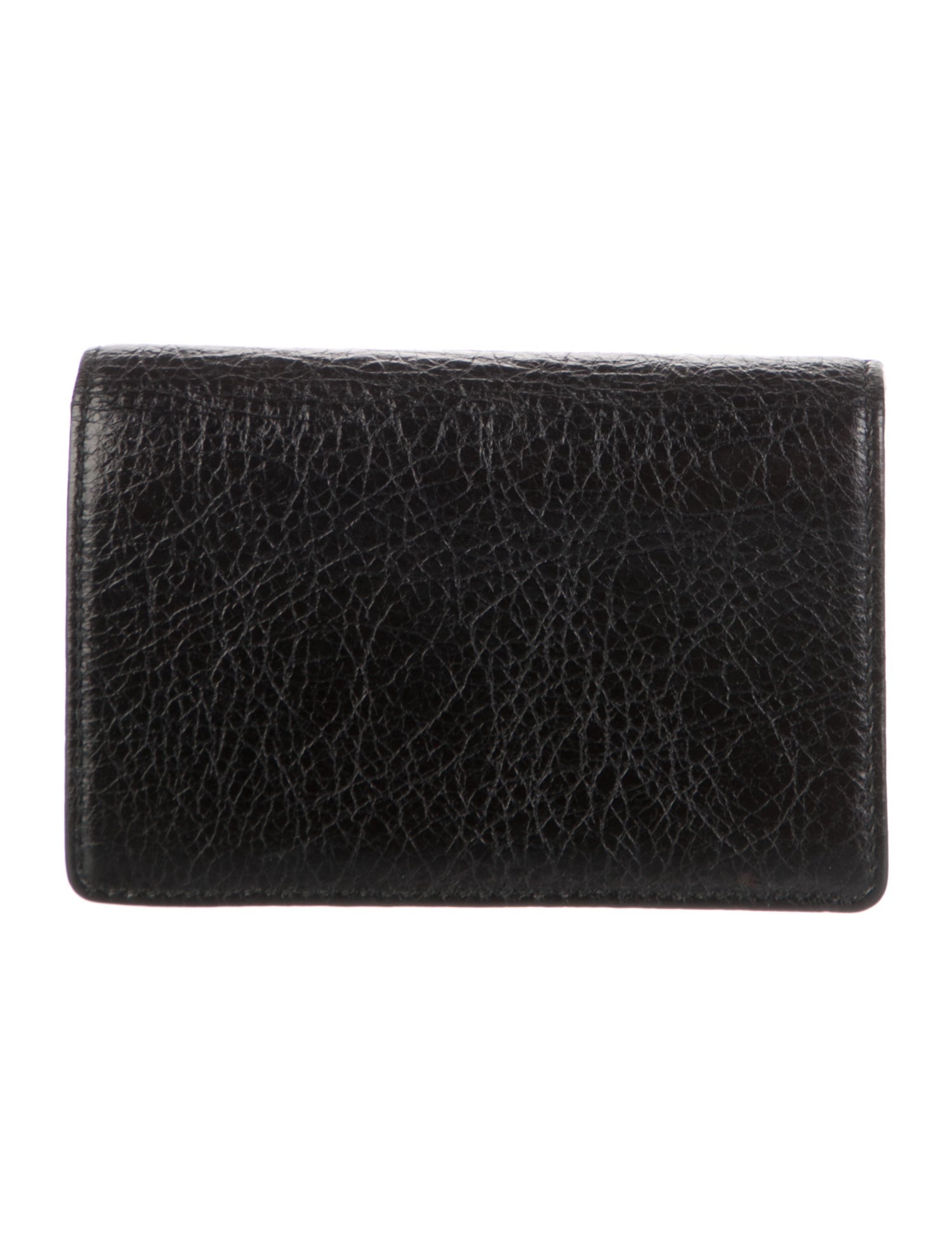 Balenciaga Compact Moto City Leather Wallet