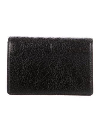 Balenciaga Compact Moto City Leather Wallet
