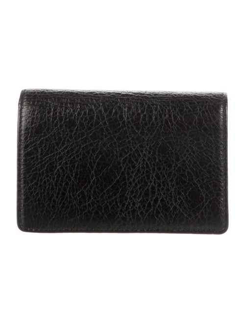Balenciaga Compact Moto City Leather Wallet