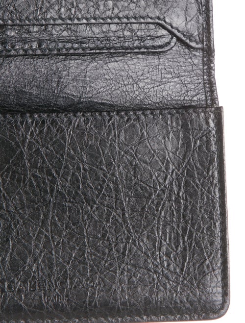 Balenciaga Compact Moto City Leather Wallet