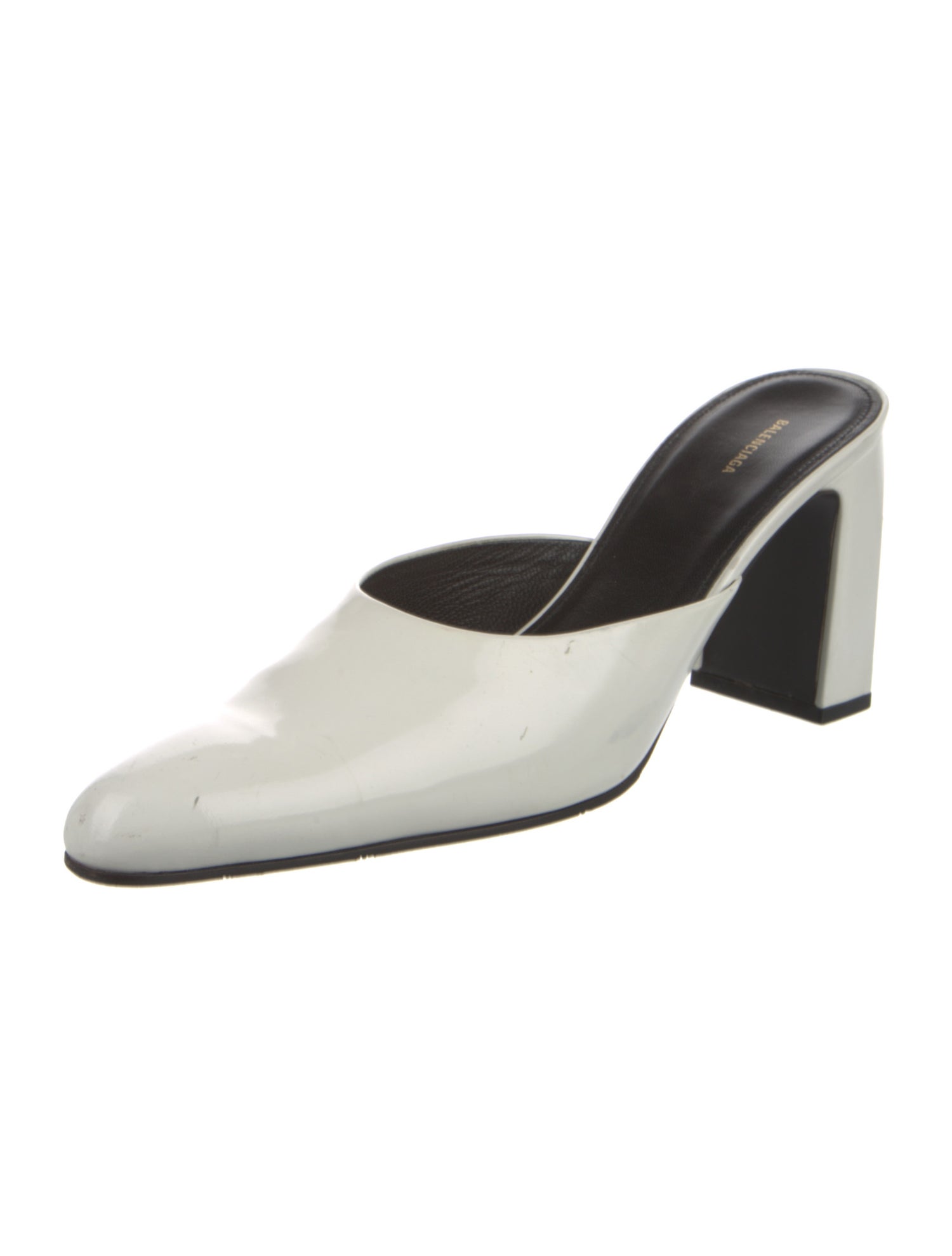 Balenciaga Patent Leather Mules