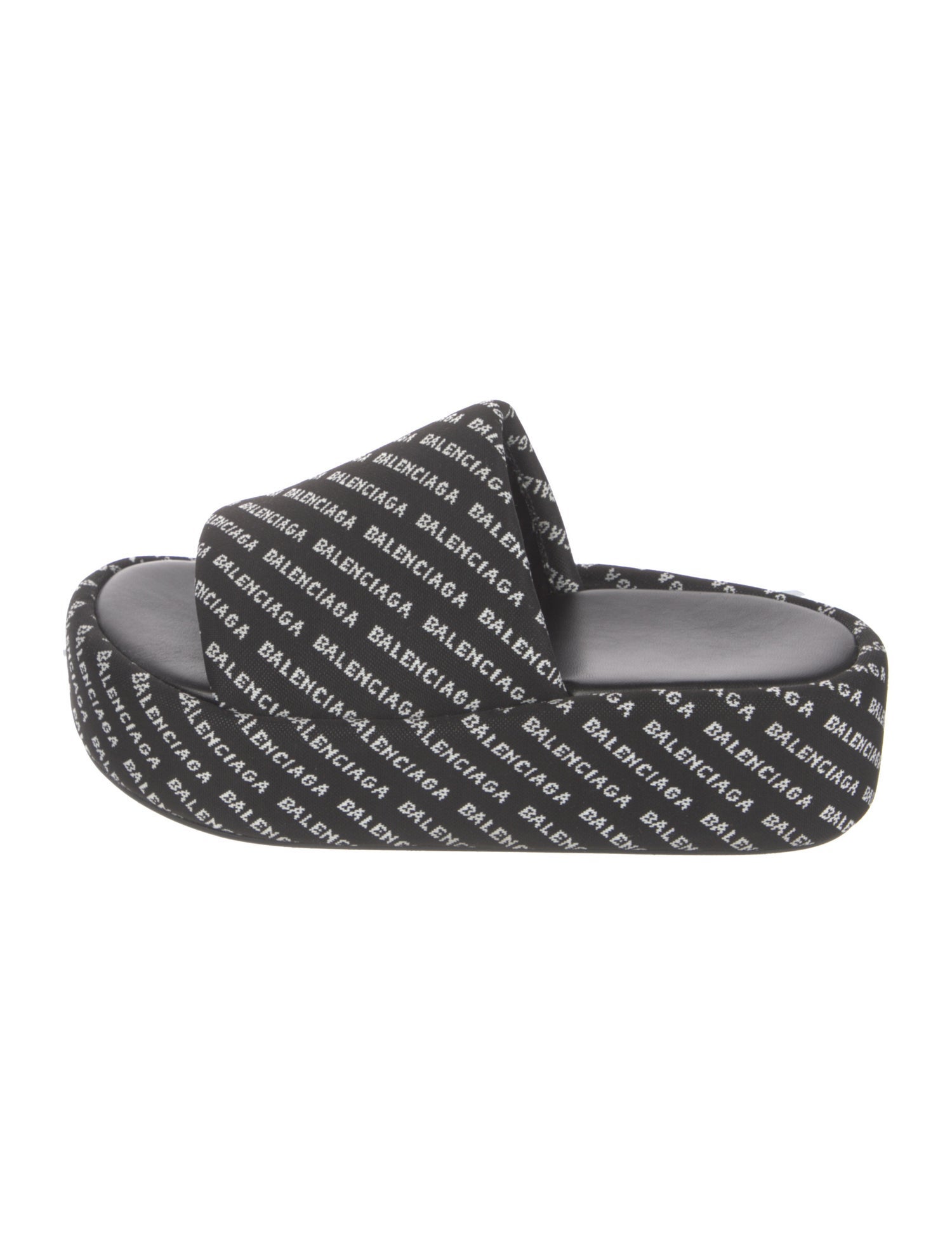 Balenciaga Printed Slides