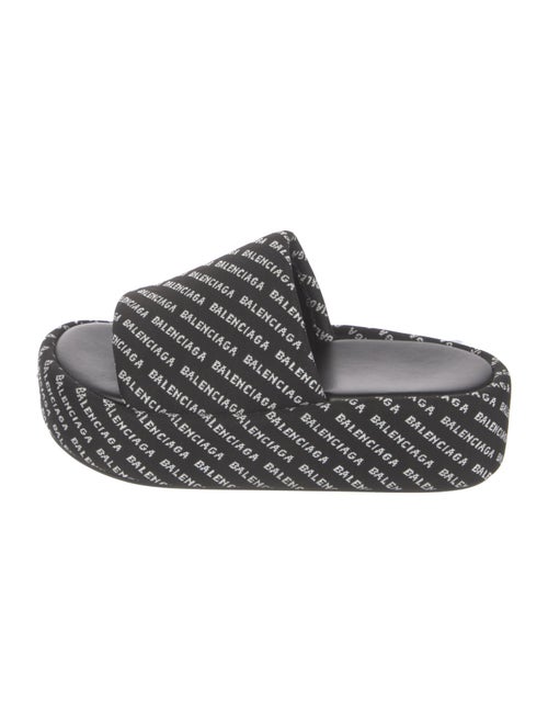 Balenciaga Printed Slides