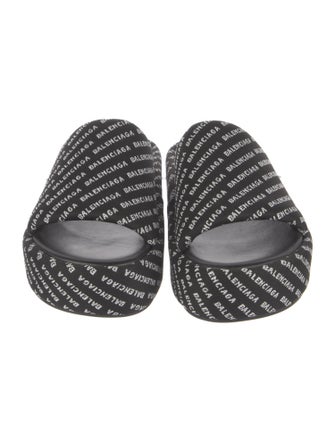 Balenciaga Printed Slides
