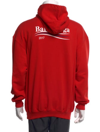 Balenciaga 2017 Graphic Print Hoodie