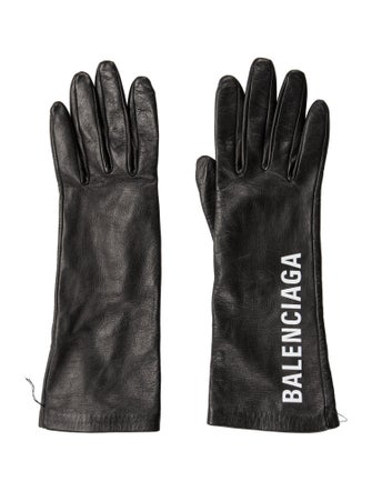Balenciaga Leather Gloves