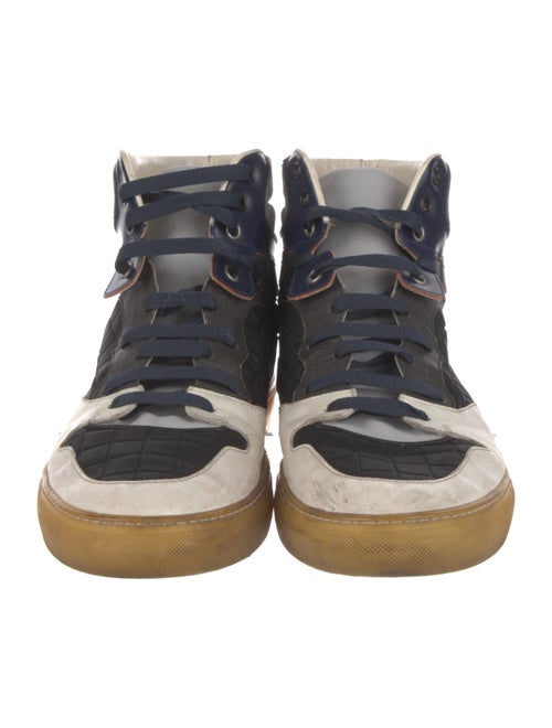 Balenciaga Leather Printed Sneakers