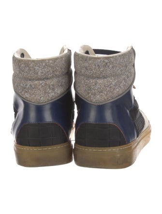 Balenciaga Leather Printed Sneakers