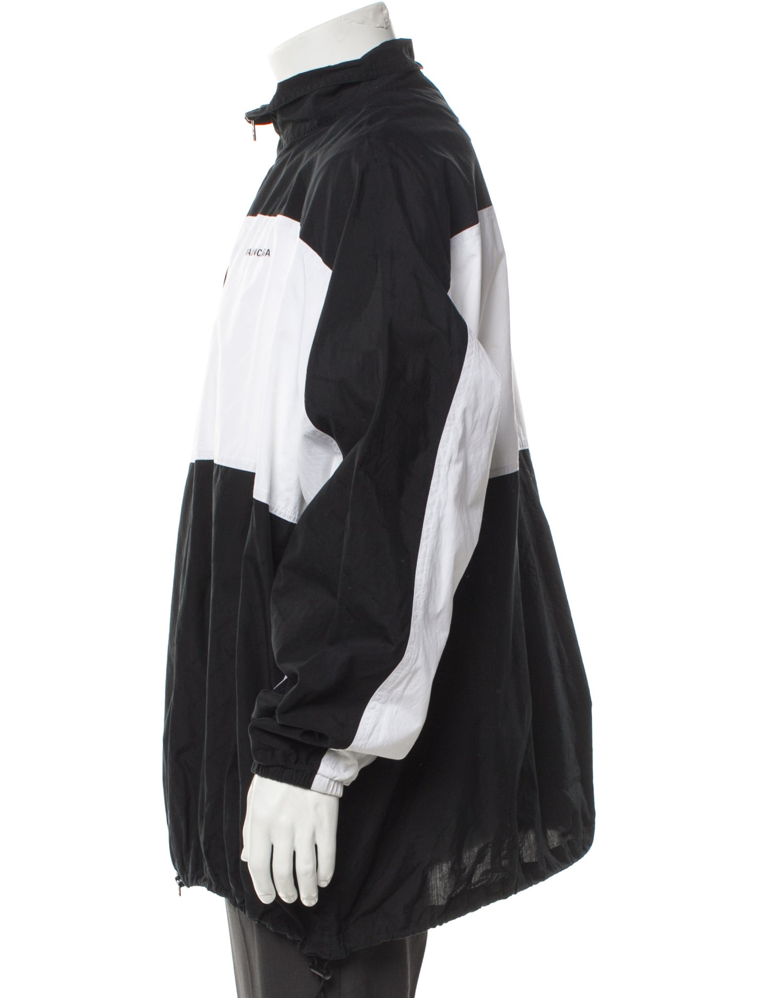 Balenciaga 2018 Colorblock Pattern Windbreaker