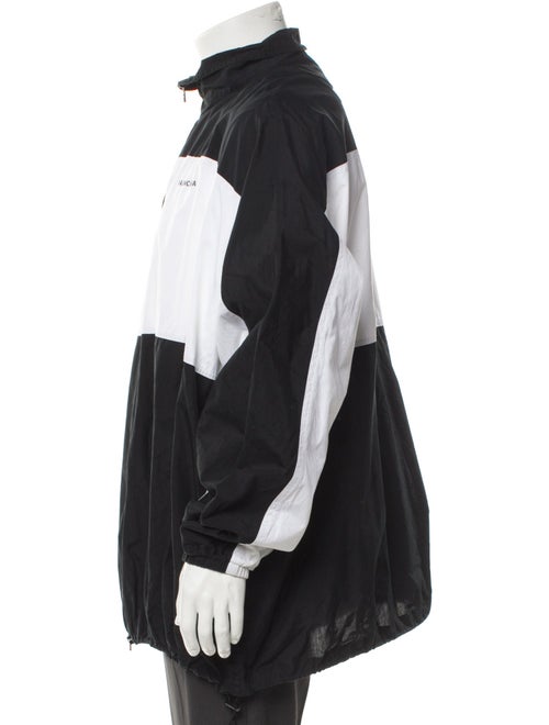Balenciaga 2018 Colorblock Pattern Windbreaker