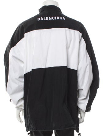 Balenciaga 2018 Colorblock Pattern Windbreaker