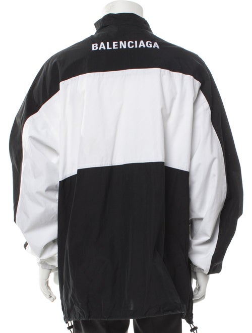 Balenciaga 2018 Colorblock Pattern Windbreaker