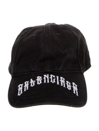 Balenciaga Canvas Embroidered Baseball Cap