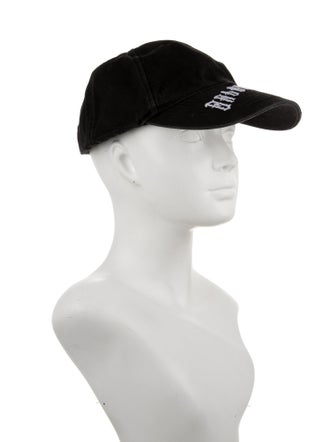 Balenciaga Canvas Embroidered Baseball Cap