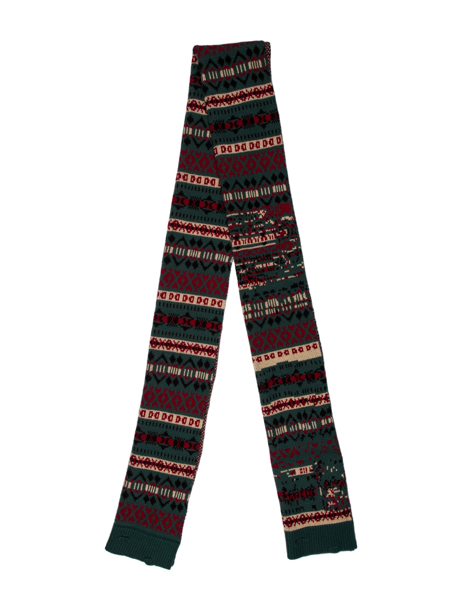 Balenciaga Silk Striped Scarf