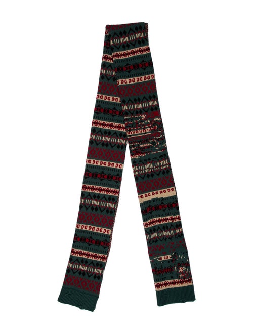 Balenciaga Silk Striped Scarf