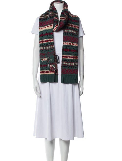 Balenciaga Silk Striped Scarf