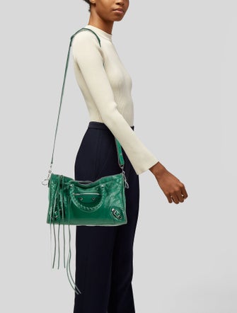 Balenciaga Leather Motocross Classic City