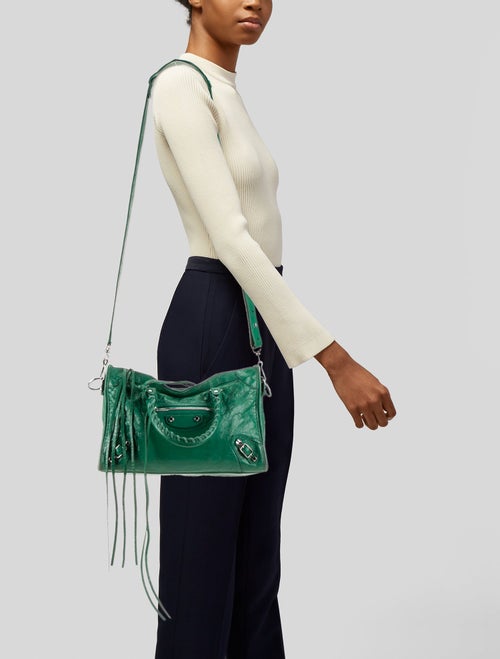 Balenciaga Leather Motocross Classic City