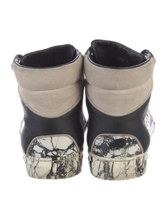 Balenciaga Leather Printed Sneakers