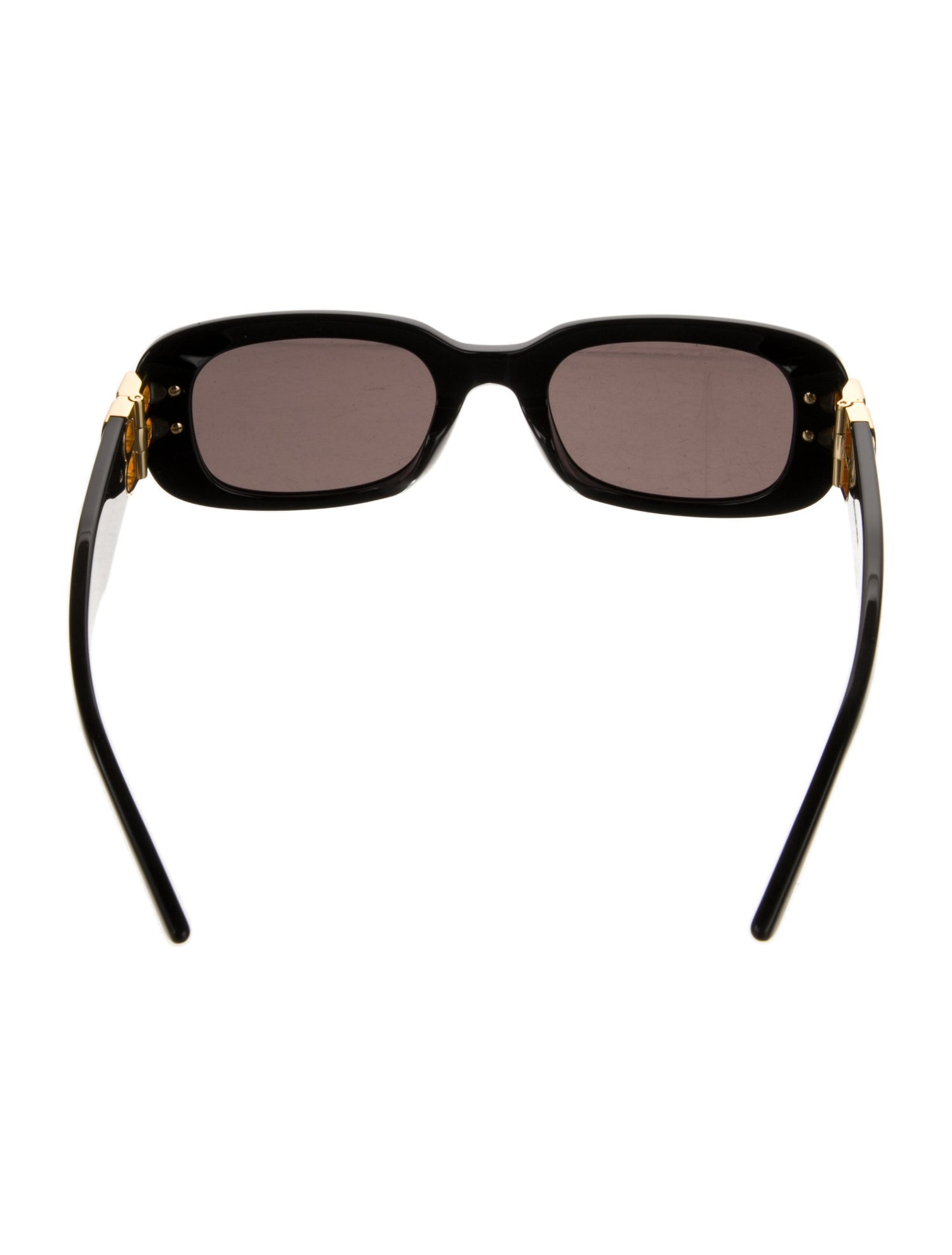 Balenciaga Signature Logo Square Sunglasses