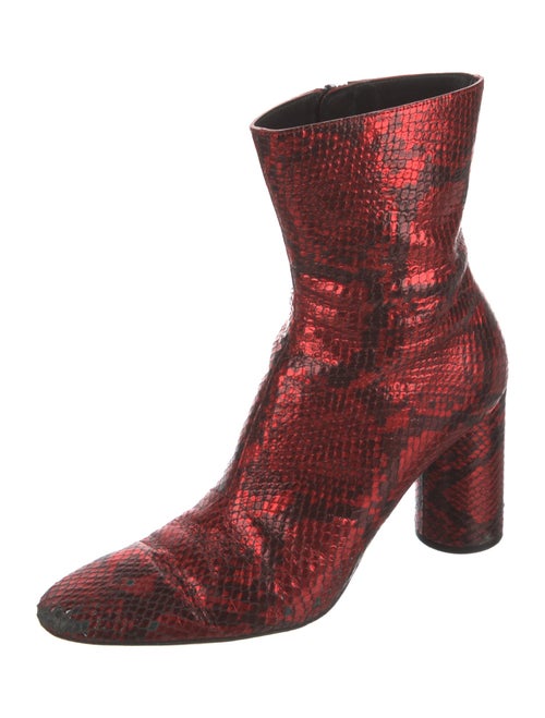 Balenciaga Snakeskin Printed Boots