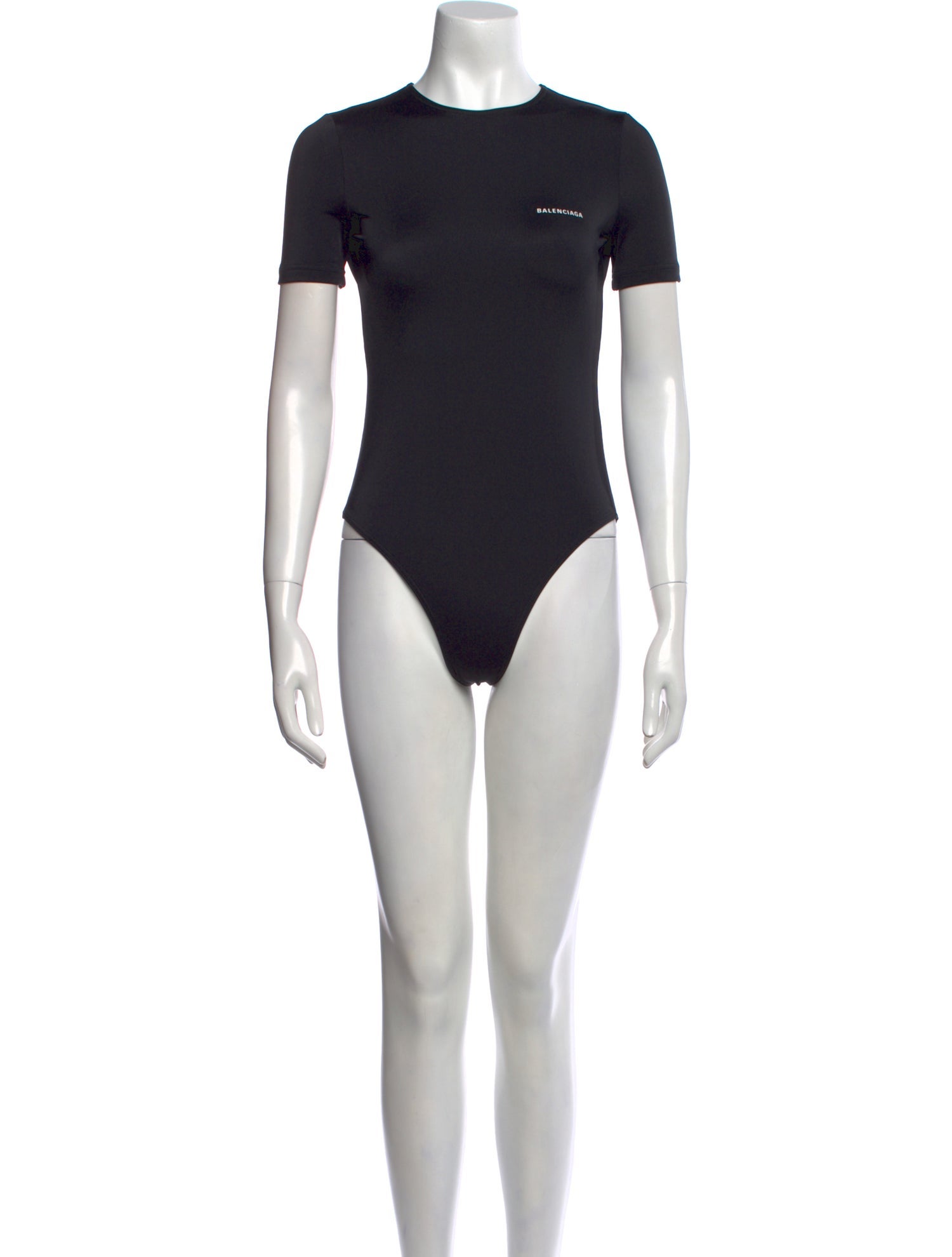 Balenciaga Nylon Crew Neck Bodysuit