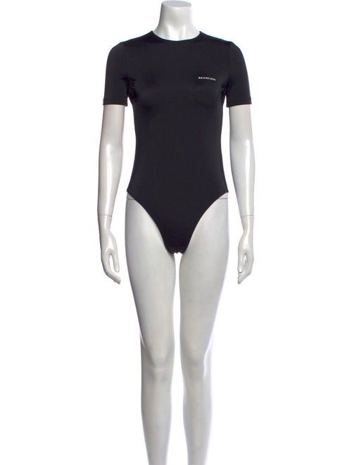 Balenciaga Nylon Crew Neck Bodysuit