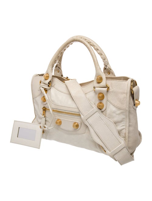 Balenciaga Leather Motocross Giant 21 City Bag Small