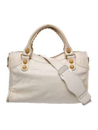 Balenciaga Leather Motocross Giant 21 City Bag Small