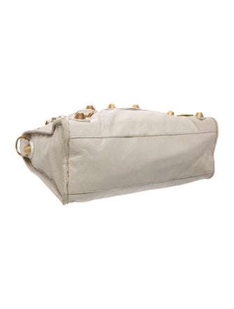 Balenciaga Leather Motocross Giant 21 City Bag Small