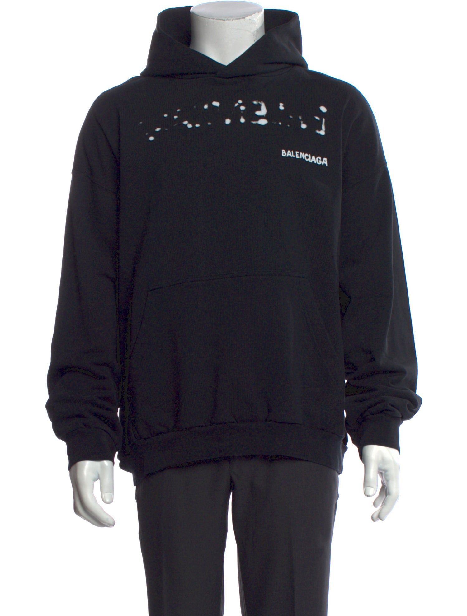 Balenciaga 2023 Graphic Print Hoodie