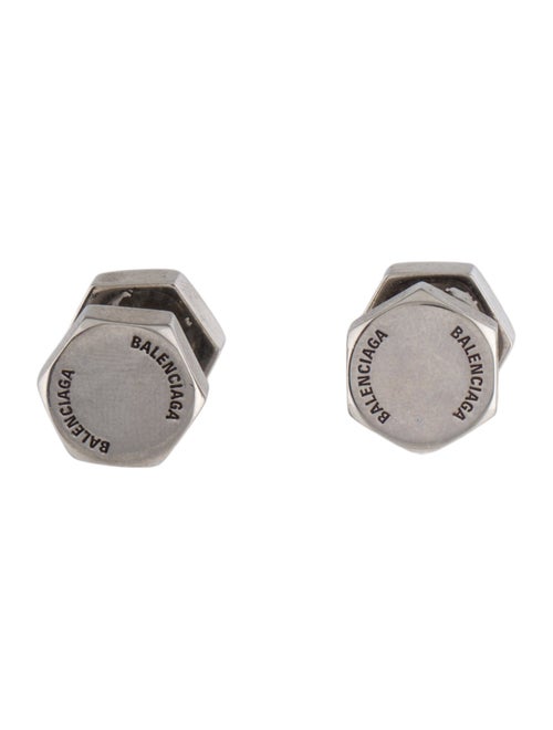 Balenciaga Garage Double Screw Stud Earrings