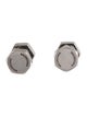Balenciaga Garage Double Screw Stud Earrings