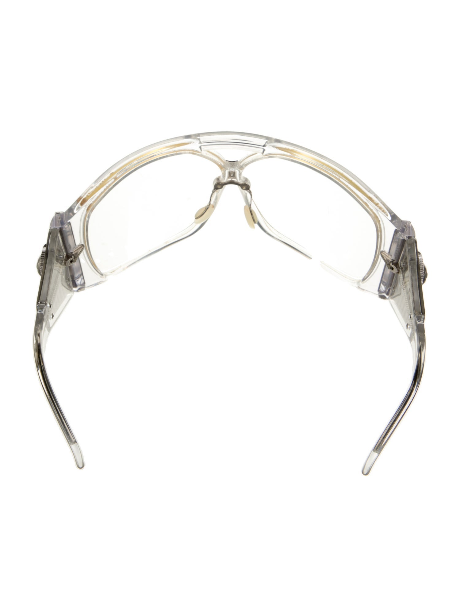 Balenciaga Oversize Clear Sunglasses