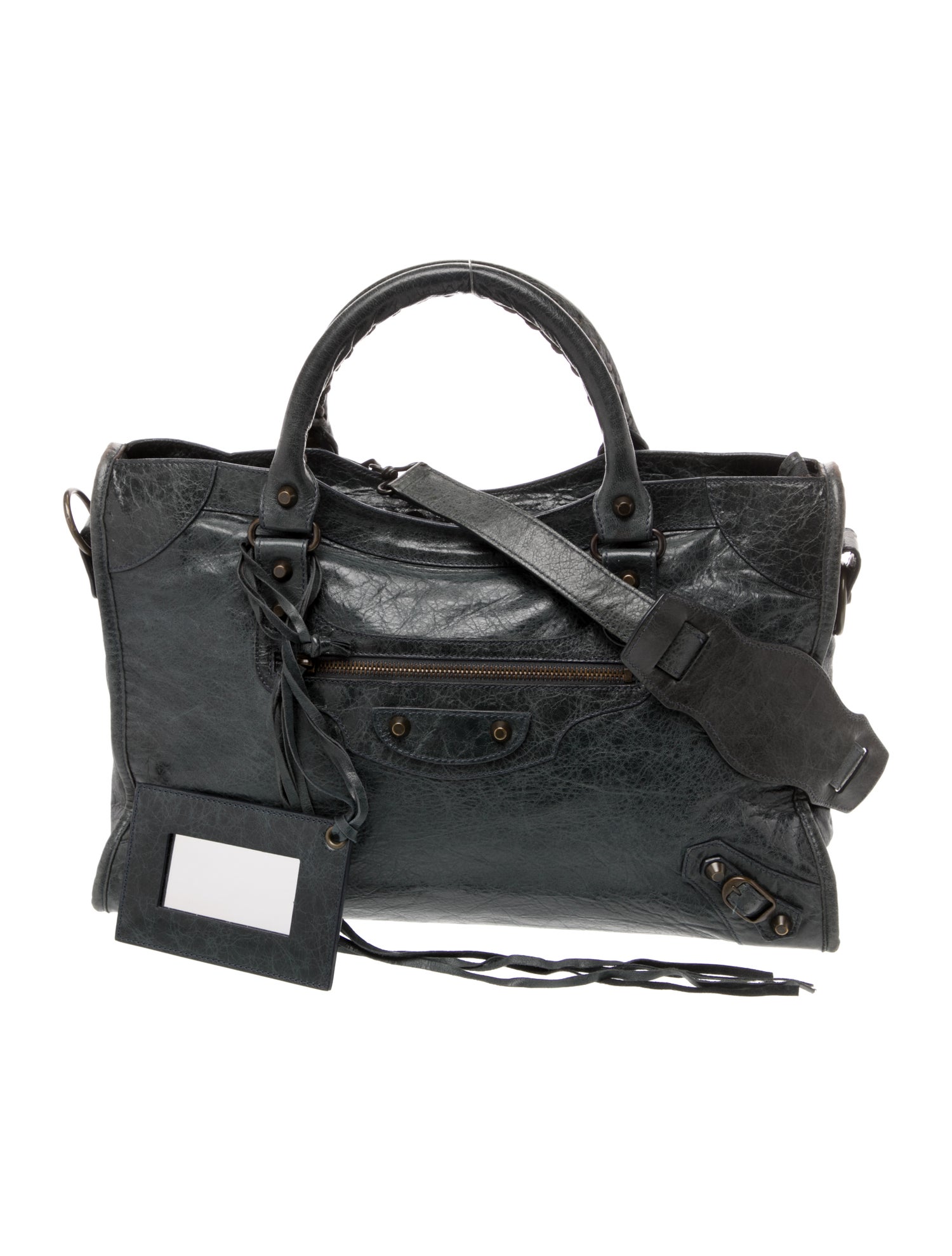 Balenciaga Leather Motocross Classic City