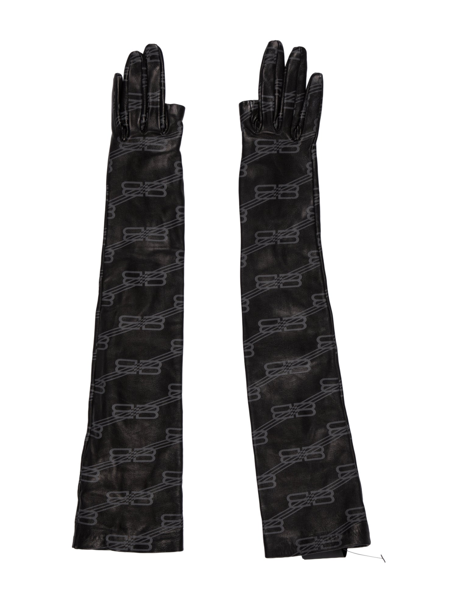 Balenciaga Leather Winter Gloves w/ Tags