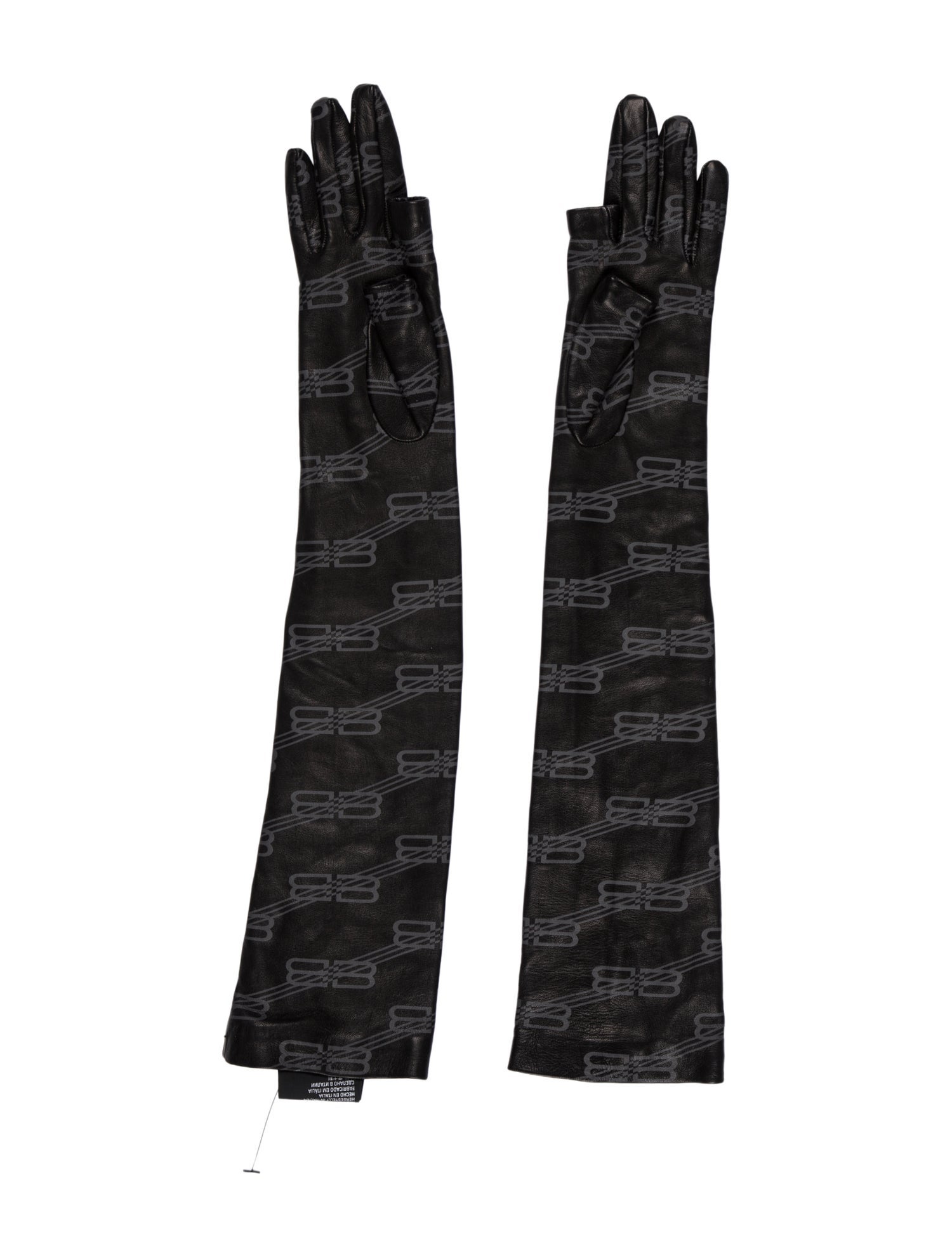 Balenciaga Leather Winter Gloves w/ Tags