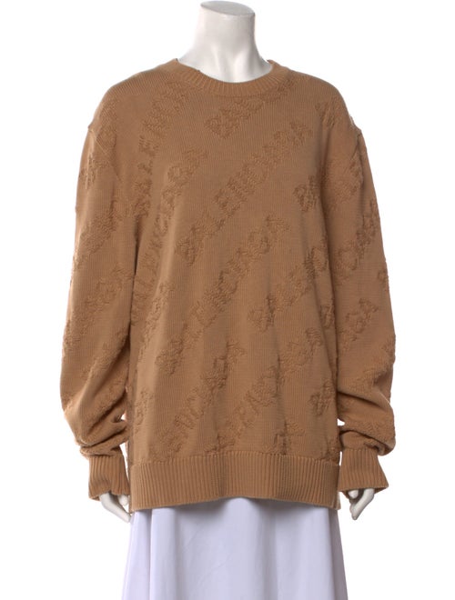 Balenciaga 2020 Jacquard Logo Pullover