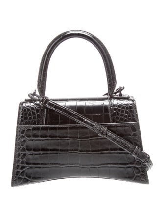 Balenciaga Embossed Leather Hourglass Small