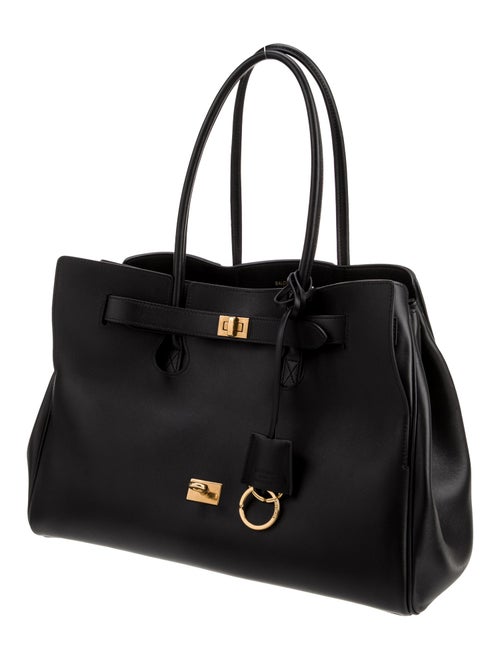 Balenciaga Leather Bel Air Carry All Medium