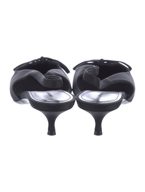 Balenciaga Satin Slingback Pumps