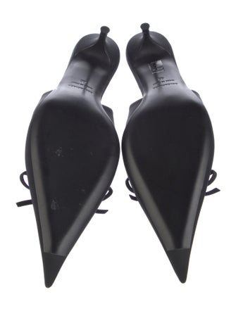 Balenciaga Satin Slingback Pumps