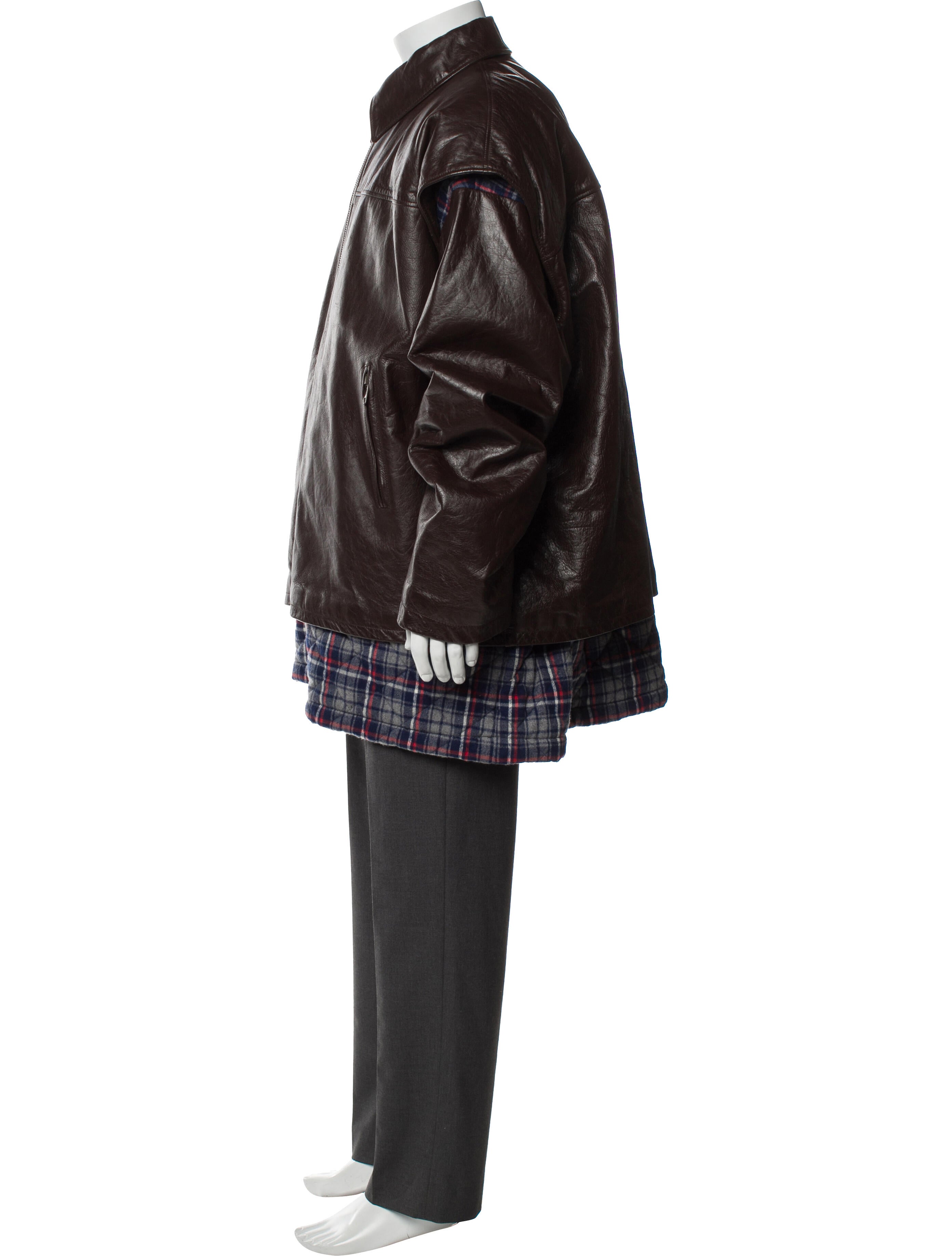 Balenciaga 2018 Layered Moto Jacket